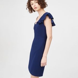 Club Monaco one shoulder dress